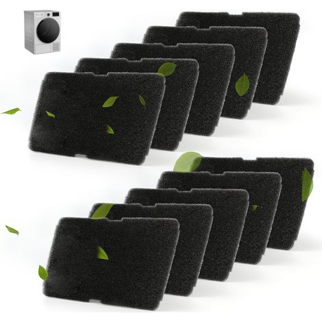 Schwammfilter – 10er-Pack – Baumwolle – Für Beko Grundig Wäschetrockner – Fusselabweisend – 240 x 155 x 10 mm (1/5)