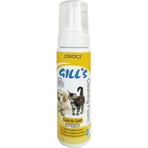 Set 6 pezzi Gill'S Schiuma Pulisci Zampe 220 ml