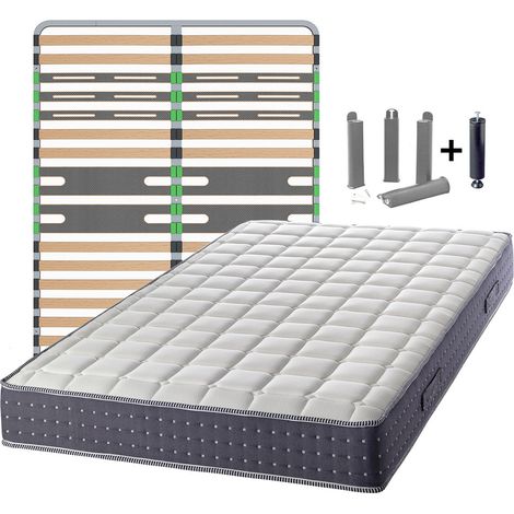 SILHOUETTE - Pack Matelas + AltoZone 160x200 + Pieds (1/5)