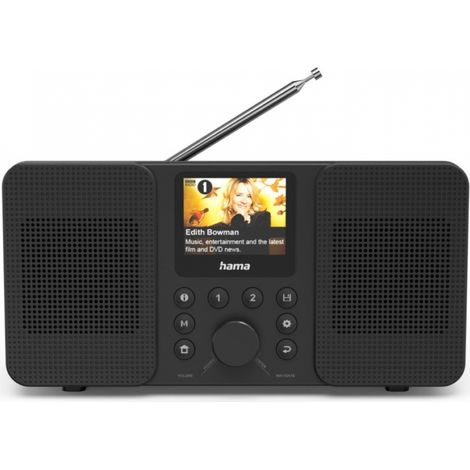 Hama DIR10 schwarz DAB+/Internetradio/Bluetooth®/App