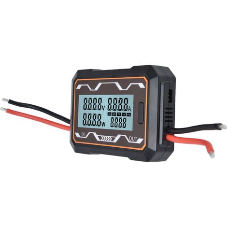 Multifunktions-Gleichstrommessgerät – Hintergrundbeleuchtetes Großdisplay – Multifunktionstester für Solaranlagen 0–60 V/100 A (1/5)