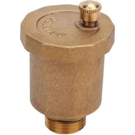 Soupape de purge automatique laiton G1/2″ – Unidirectionnelle haute température – Anti‑rouille durable (1/5)