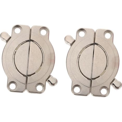 Uonlytech Lot de 2 connecteurs de bureau, boucles de table (1/5)