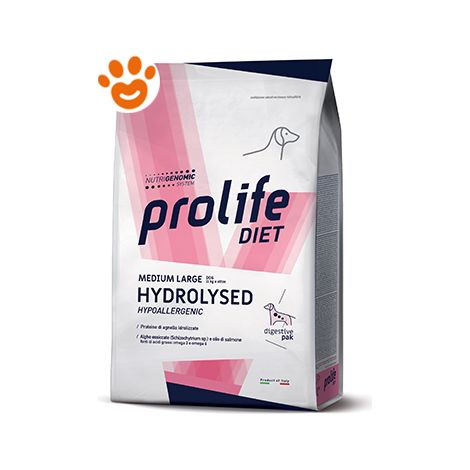 Prolife Dog Veterinary Medium Large Hydrolysed Hypoallergenic  - Prolife Dog Veterinary Medium Large Hydrolysed Hypoallergenic - Sacco Da 2 Kg