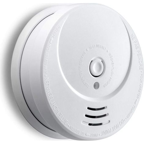 Détecteur de Fumée GS506G - Photoélectrique - Pile au Lithium - Longue durée 10 années - Alarme Incendie (1/3)