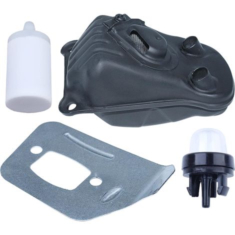Kit de silencieux d'échappement, déflecteur et filtre à carburant pour Husqvarna 550XP 550XPG 523052602, silencieux, déflecteur, filtre à carburant, poire d'amorçage (1/5)