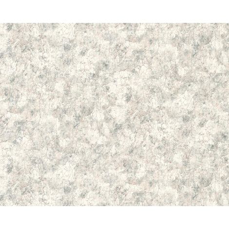Empapelado efecto estuco EDEM 807DN45 papel pintado vinílico estampado en caliente tejido non tejido ligeramente texturado de aspecto yeso mate gris gris-cuarzo rojo ladrillo 10,65 m2