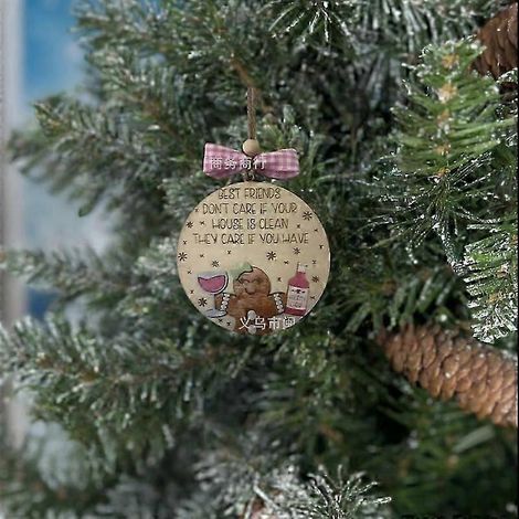 Ornement de Noël amusant, pendentif de Noël original, décorations pour sapin de Noël, cadeau de Noël, 4 pendentifs de Noël originaux + (1/5)