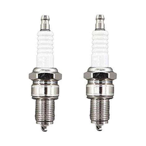 2er-Pack Zündkerzen für Rasenmäher von MTD ThorX, Briggs & Stratton Stratton OHV 35, OHV 45, OHV 55, OHV 400, OHV 500, OHV 600, 395 PO, 395 SPO, 42 PO, 42 SPO, 46 PO, 46 SPO