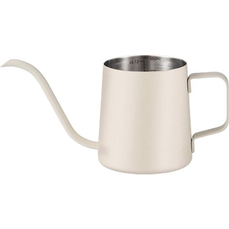 Pitcher À Lait - Acier Inoxydable 304 - 350 Ml - Pour Création De Dessins Sur Café - Usage Domestique Et Professionnel - 1 Pièce (1/5)