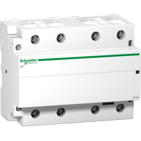 Contactor SCHNEIDER 100A 4NA 230/240V CA - alta capacidad y voltaje nominal.