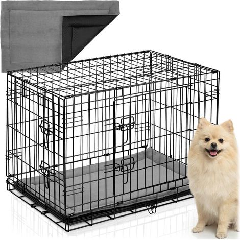 Cuccia e lettino in metallo per cani 75 x 45 x 54 cm PH-200 (1/5)