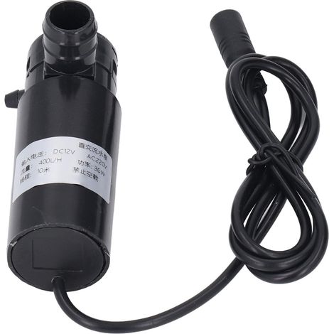 Pompe Submersible DC 12V, Pompe Centrifuge étanche Efficace pour Fontaines, Piscines et Aquariums (1/5)
