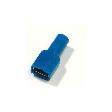 Thomas & Betts RB63V - Cosses (x100) femelle - section 1.5-2.5mm≤ - entièrement isolé - Bleu