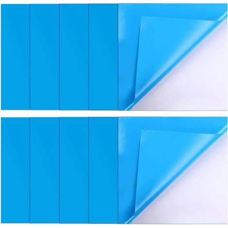 10 feuilles de réparation autocollantes pour piscine, matelas à eau, piscine, 7 x 7 cm (1/5)