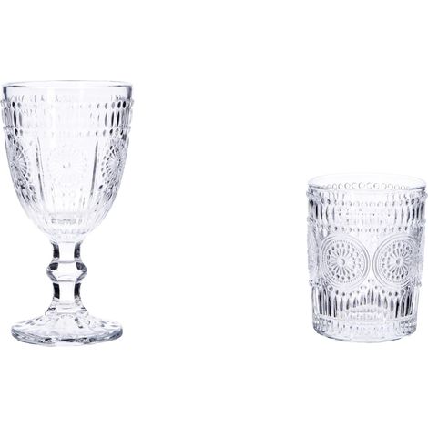 Ad Trend Set 6 Calici 32 cl e 6 Bicchieri 31 cl Vetro Dusan (1/4)