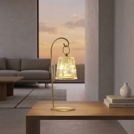 Curved Luna Hook LED Table Lamp (1/2)