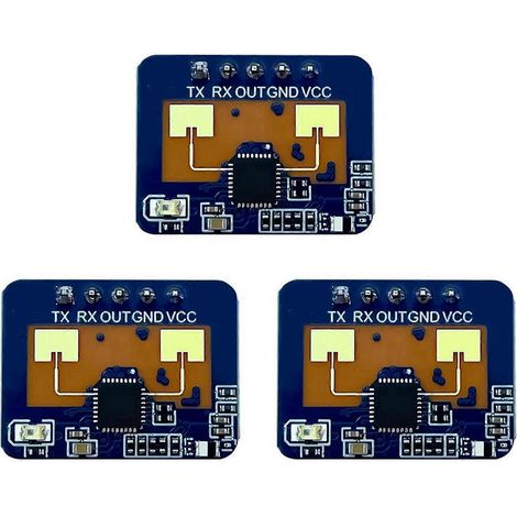 3X 24G Module de capteur de présence corporelle LD2410C Radar d'ondes millimétriques Capteur multifonction intelligent A (1/5)