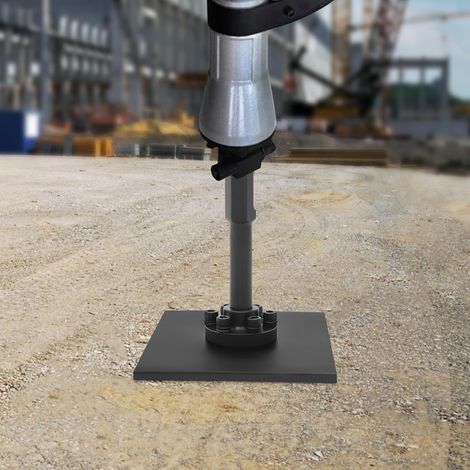 Jack Hammer Stampfer Verdichter, Werkzeug zum Verdichten von Beton, Anti Schock Stampferplatte Tampingwelle, Shaft Platte Tamper Packer Beton, für Demolition Hammer Breaker