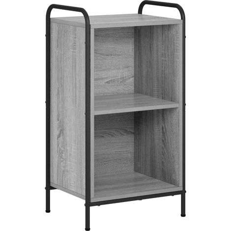 Book Cabinet 43 x 33 x 80 cm Engineered Wood Grey Sonoma vidaXL (1/5)