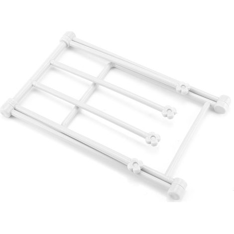 Support solide pliable en tissu épais pour torchons et chiffons, organiseur de cuisine gris, porte-serviettes pliant stable (1/3)