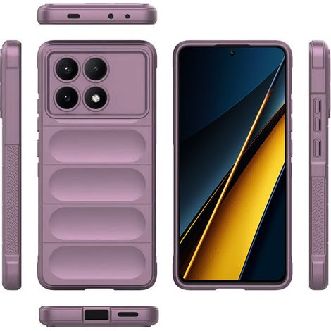 Funda antigolpes para Xiaomi Poco F6 Pro Gaming, color morado. (1/4)