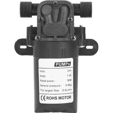 1/2-Zoll-Schnittstellenpumpe, DC24V Membranpumpe, 36W selbstansaugende Pumpe, Wasserpumpe