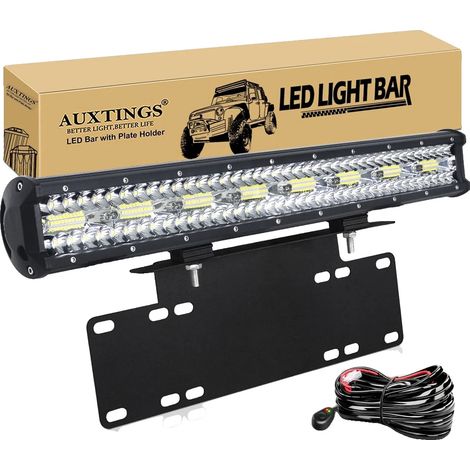 Striscia LED da 20/23 pollici, potenza 420W/480W, grado di impermeabilità IP67, staffa da 23 pollici, doppio collegamento via cavo. (1/2)