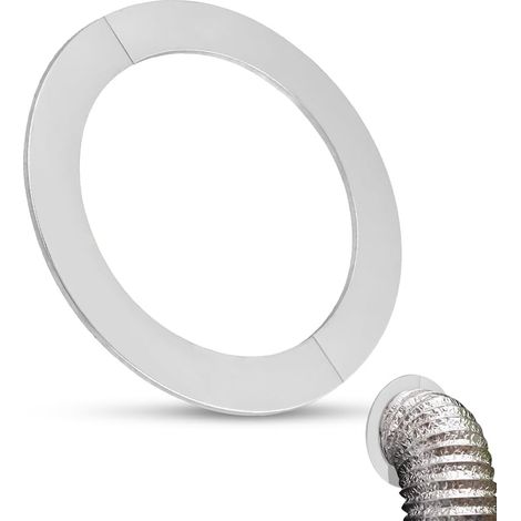 Rosace Cheminée, 160mm Rosace tuyau Rosace de tuyau de poêle en acier inoxydable Résistance à la Chaleur Rosace de Recouvrement Adapté à Tuyaux de Chaudières (1/5)