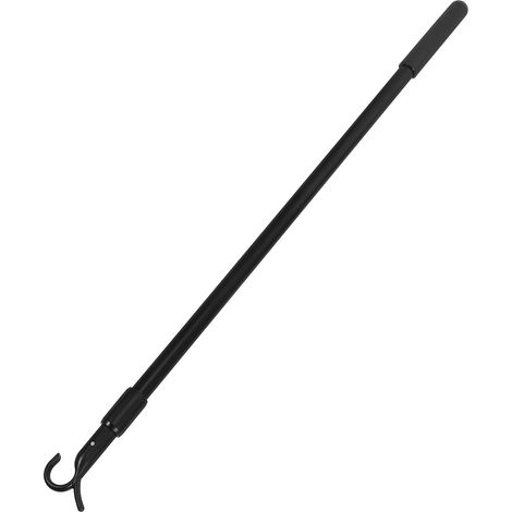 Baguette D'inclinaison pour Stores Vénitiens Noire 60 Cm en Alliage D'aluminium Flexible et Résistante aux Taches pour Ouverture et Fermeture de Rideaux (1/5)