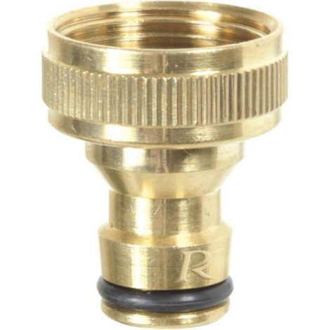 Nez de Robinet 3/4 po - Laiton - Résistant et Durable - Étanche - Idéal pour Arrosage - D-Work