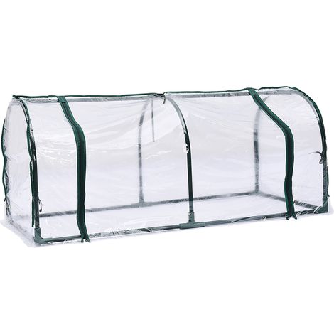 Mini serra portatile in PVC con struttura in metallo - Modello 1,2x0,6x0,5 m per giardini e vasi di fiori (1/4)