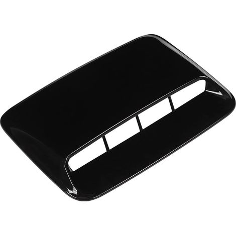 Couvercle de Pelle de Capot, Couvercle de Pelle de Capot, Grille d'admission d'air de avec Ruban Adhésif 1 Pièce pour la Rénovation de Remplacement de Modification Automobile (noir brillant) (1/5)