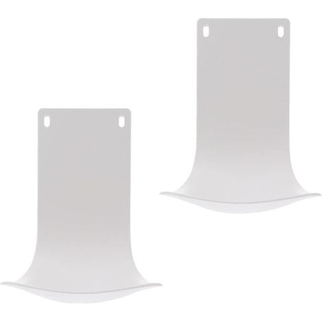 Juego de 2 dispensadores automáticos de pared con bandeja antigoteo de espuma.