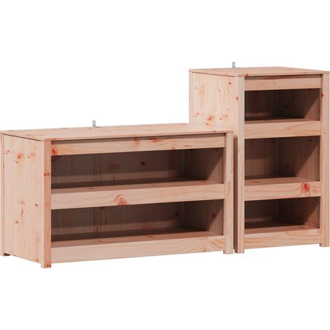 Meuble de cuisine d'extérieur MEPPEL 2 pc Blanc vidaXL (1/5)