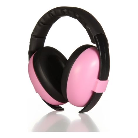 Cache-oreilles insonorisés pour bébé pour enfants protection bébé anti-bruit cache-oreilles anti-bruit écouteurs pour avion de sommeil anti-bruit 12x4x13cm rose