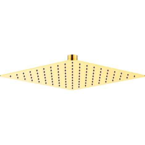 Deante Serie Moderna soffione doccia oro spazzolato 250 mm