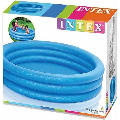 Intex Piscina Crystal Blu Grande Cm168x38