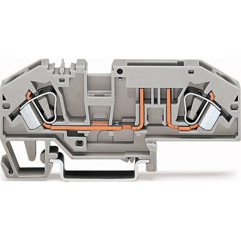 Wago 282–696 2-Wege-Sicherungsklemmenblock 24–10 AWG 6 mm ≤ 30 A – gewartet (1/4)