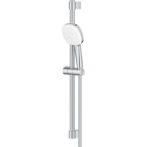 Ensemble de douche 3 jets 8 l avec barre 600 mm Tempesta Cube 110 chromé - GROHE (1/3)