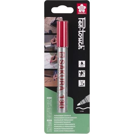 Pennarello Pen-Touch 130 Rosso, Sakura