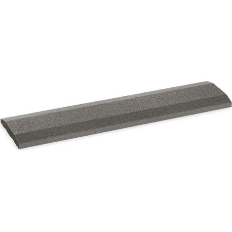 Cubremuros Cinca 1 m - Achaflanado que reduce a la mitad las juntas - 100 × 25 × 2,8 × 4,5 × 13 cm - Unidad - Gris (1/5)