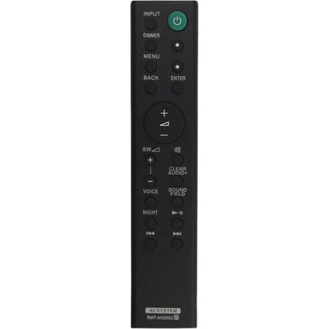 Ersetzen Sie die Fernbedienung RMT-AH200U für HT-CT390, SA-CT390, SA-WRT3, SA-WCT390, HT-RT3, HT-RT40, HT-RT3 und HT-RT4.