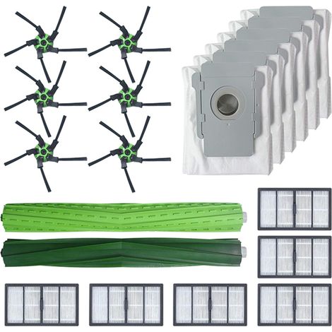 Cepillo lateral de 3 secciones, accesorio para limpieza de esquinas, compatible con Roomba S9 9150 S9 Plus 9550 Wi-Fi. (1/5)