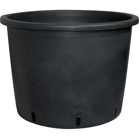 Geli Pflanzcontainer Ø 22 cm schwarz 5,5 L Blumentöpfe & Übertöpfe (1/2)
