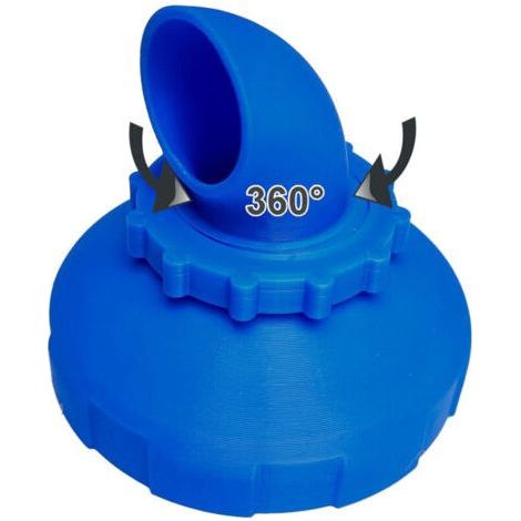 Lntyq Buse de refoulement, Buse de refoulement pour piscine, Buse d'entrée 38/32 mm, Buse pour piscine, Buse d'entrée pour piscine, pour buse d'entrée de piscine standard, tête de buse réglab (1/5)