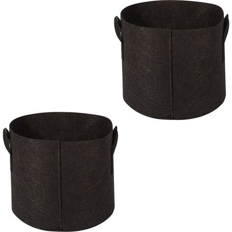 2 teiliger Pflanzsack (ca. 37 Liter) Pflanzsack Anzuchtsack Wiederverwendbares Gartenzubehör 40 x 40 x 30 cm Vliesstoff für den Anbau von Kartoff (1/5)