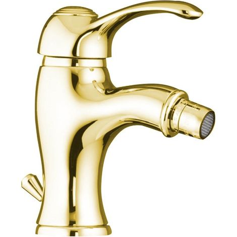 KIRKÉ Mitigeur de bidet avec vidage, or