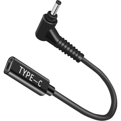 Câble USB C 100 W 4,0 x 1,35 mm vers USB-C, chargeur pour ordinateur portable 4,0 x 1,35 mm, adaptateur CC 4 x 1,35 mm vers adaptateur USB C fabriqué pour ordinateur portable Asus série (1/5)