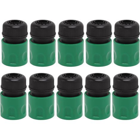 10 pièces tuyau d'eau connecteur rapide raccords en plastique fournitures d'irrigation agricole pour jardin pour tuyau DN15 (1/5)